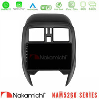 Nakamichi Nam5260 Series 4core Android12 4+64gb Nissan Micra 2013-2016 Navigation Multimedia Tablet 9" με Carplay & Android Auto u-n44-Ns1065