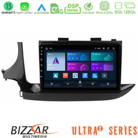 Bizzar Ultra Series Opel Mokka 2016-2020 8core Android13 8+128gb Navigation Multimedia Tablet 9" u-ul2-Op0101