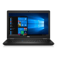 DELL Laptop Latitude 5580, Refurbished Grade B, i5-7200U, 8/256GB M.2, 15.6", Cam, HD Graphics 620, FreeDOS