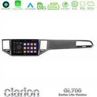 Clarion Gl700 Lite Series 8core Android11 2+32gb vw Sportsvan 2014-2020 Navigation Multimedia Tablet 9" με Carplay & Android Auto u-G72l-Vw0135sg