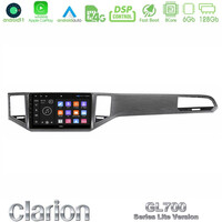 Clarion Gl700 Lite Series 8core Android11 6+128gb vw Sportsvan 2014-2020 Navigation Multimedia Tablet 9" με Carplay & Android Auto u-G76l-Vw0135sg
