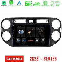 Lenovo car pad vw Tiguan (23mm Alarm Button) 4core Android 13 2+32gb Navigation Multimedia Tablet 9" u-len-Vw0639