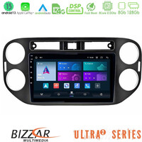 Bizzar Ultra Series vw Tiguan (23mm Alarm Button) 8core Android13 8+128gb Navigation Multimedia Tablet 9" u-ul2-Vw0639