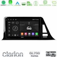 Clarion Gl700 Series 8core Android13 4+64gb Toyota ch-r (Χωρίς Εργ.οθόνη) Navigation Multimedia Tablet 9" με Carplay & Android Auto u-gl7-Ty0301