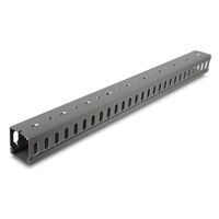 DELOCK cable management 22029, πλαστικό, 40x40mm, 1m, γκρι