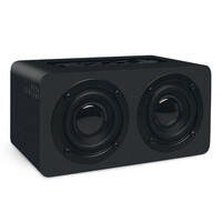 ​Ξύλινο φορητό bluetooth ηχείο σε total black χρώμα, 10W.