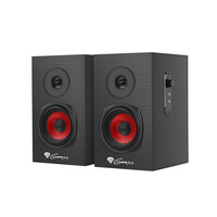 Genesis Gaming Speakers Helium 200, 2.0 Black. Wood (NCS-1305) (GNSNCS-1305)