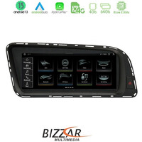 Bizzar oem Audi q5 2008-2015 8.8" Android13 8core 4+64gb Navigation Multimedia Station u-am-Adc8309