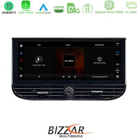 Bizzar oem Porsche Cayenne 2011-2016 8core Android13 8+128g Navigation Multimedia 12.3" u-am-Pcc8548