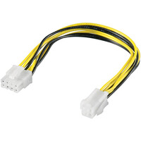 51358 pc Power Supply Cable 8 pin Plug -> p4 4 pin Jack