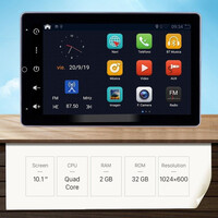 Bizzar Multimedia 2din Deckless Tablet oem vw Group Android u-bl-Vw10