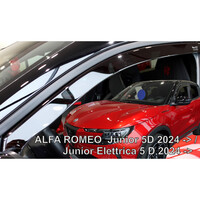ΑΝΕΜ.10122 ΑΝΕΜΟΘΡΑΥΣΤΕΣ ΓΙΑ ALFA ROMEO JUNIOR 5D 2024+ ΖΕΥΓΑΡΙ ΑΠΟ ΕΥΚΑΜΠΤΟ ΦΙΜΕ ΠΛΑΣΤΙΚΟ HEKO - 2 ΤΕΜ.