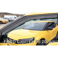 ΑΝΕΜ.15356 ΑΝΕΜΟΘΡΑΥΣΤΕΣ ΓΙΑ FORD CAPRI EV 5D 2024+ ΖΕΥΓΑΡΙ ΑΠΟ ΕΥΚΑΜΠΤΟ ΦΙΜΕ ΠΛΑΣΤΙΚΟ HEKO - 2 ΤΕΜ