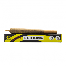 Legal Weed Preroll Black Mamba 0,8gr - 22% CBD 1Τμχ