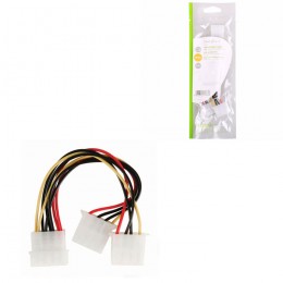 NEDIS CCGP74020VA015 Internal Power Cable, Molex Male - 2x Molex Female, 0.15m