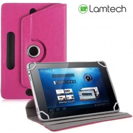 LAMTECH PINK UNIVERSAL 10.1"-10.4" TABLET CASE WITH 360 ROTATION
