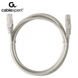 CABLEXPERT CAT5 UTP CABLE PATCH CORD MOLDED STRAIN RELIEF 50u PLUGS GREY 1M