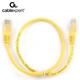 CABLEXPERT CAT5e UTP PATCH CORD YELLOW 0,5M