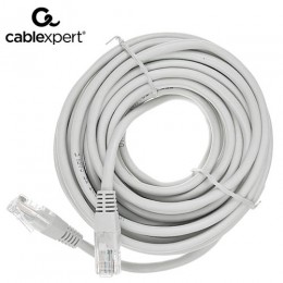 CABLEXPERT CAT5 UTP CABLE PATCH CORD MOLDED STRAIN RELIEF 50U PLUGS GREY 15M