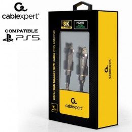 CABLEXPERT Ultra High speed HDMI cable with Ethernet, 8K premium series, 3 m