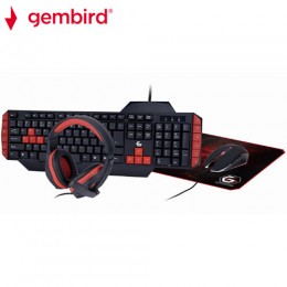 GEMBIRD ULTIMATE 4-IN-1 GAMING KIT US LAYOUT