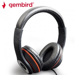 GEMBIRD STEREO HEADSET WITH MIC LOS ANGELES BLACK