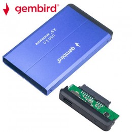 GEMBIRD USB 3.0 2.5"" ENCLOSURE BLUE