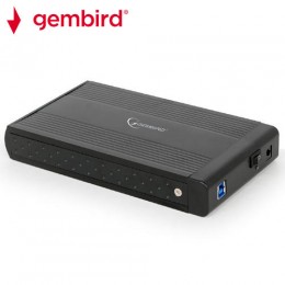 GEMBIRD EXTERNAL USB 3.0 3.5"" ENCLOSURE BLACK