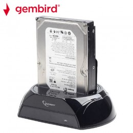 GEMBIRD USB3.0 DOCKING STATION FOR SATA DARD DRIVES BLACK
