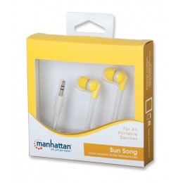 MNH-178297 . Manhattan ακουστικά in-ear κίτρινα