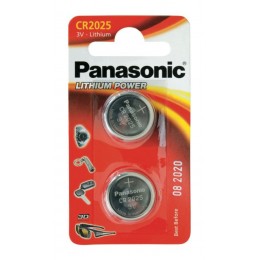 PAN-CR2025L-2 . Panasonic CR2025 μπαταρίες λιθίου 3V 2τμχ