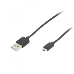 DM-66-113 . Καλώδιο USB - microUSB 0.85m Μαύρο