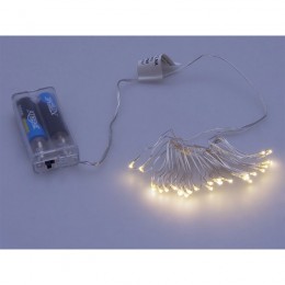 DM-70-214 . Χριστουγεννιάτικα LED 20x με Μπαταρίες - Θερμό Λευκό