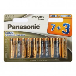 PAN-LR6EPS-10 . Panasonic μπαταρίες αλκαλικές AA EVERYDAY POWER 10τμχ