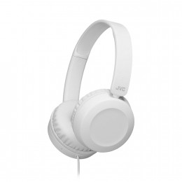JVC0113 . Ακουστικά JVC HA-S31 WE με μικρόφωνο λευκά
