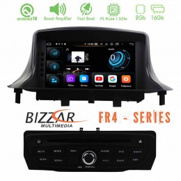 Bizzar fr4 Series Renault Megane 3 Android 10 4core Multimedia Station u-bl-fr4-Rn37