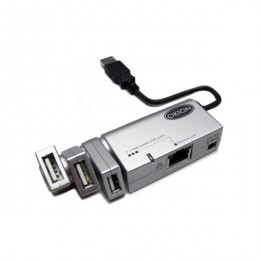 CHB265U2-EU . OKION Mini Docking Station High Speed USB+Ethernet