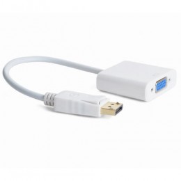 CABLEXPERT DISPLAYPORT TO VGA ADAPTER CABLE WHITE