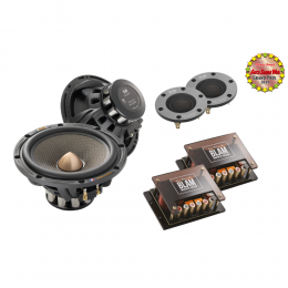 S165 m2 mg This kit is Composed of two Woofers 165 mm (6.5’’), two 25 mm (1’’) Magnesium Dome Tweeter and two Multix wt Audiophile 12 Db/octave High Pass Crossovers With the Tweeter Level Adjustable: +3db, 0db or -3db.