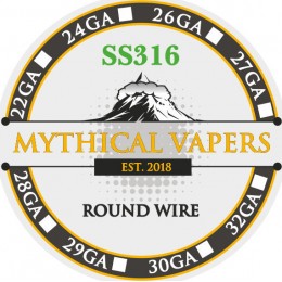 Mythical Vapers  Mtl Wire SS316L 28ga (0.32mm) 10m