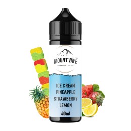 Mount Vape Flavorshot Ice Cream Pineapple Strawberry Lemon 40ml/120ml