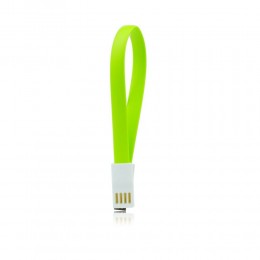 BK-4039 . USB Καλώδιο για iPhone-με μαγνήτη 5/5C/5S/6/6+ 20cm πράσινο