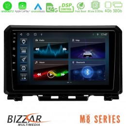 Bizzar m8 Series Suzuki Jimny 2018-2022 Android12 4+32gb Navigation Multimedia Tablet 9&quot; u-m8-Sz0546