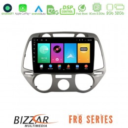 Bizzar Hyundai i20 2009-2012 Manual a/c 8core Android11 2+32gb Navigation Multimedia Tablet 9&quot; u-fr8-Hy0709m