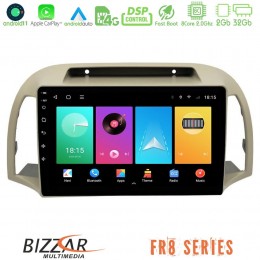 Bizzar Nissan Micra k12 2002-2010 8core Android11 2+32gb Navigation Multimedia Tablet 9&quot; u-fr8-Ns0012
