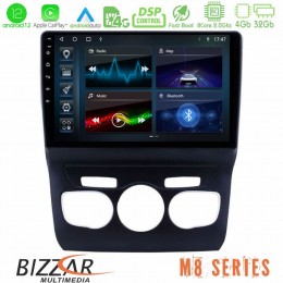 Bizzar m8 Series Citroen c4l 8core Android12 4+32gb Navigation Multimedia Tablet 9&quot; u-m8-Ct0131