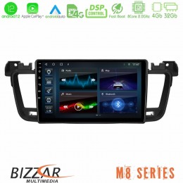 Bizzar m8 Series Peugeot 508 2010-2018 8core Android12 4+32gb Navigation Multimedia Tablet 9&quot; u-m8-Pg0704
