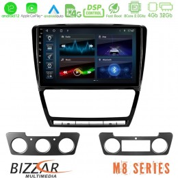 Bizzar m8 Series Skoda Octavia 5 8core Android12 4+32gb Navigation Multimedia Tablet 10&quot; u-m8-Sk229b