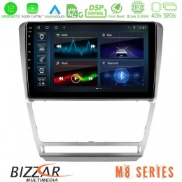 Bizzar m8 Series Skoda Octavia 5 8core Android12 4+32gb Navigation Multimedia Tablet 10&quot; u-m8-Sk229s