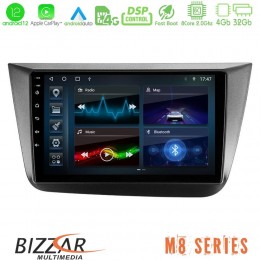 Bizzar m8 Series Seat Altea 2004-2015 8core Android12 4+32gb Navigation Multimedia Tablet 9&quot; u-m8-St0840